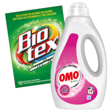 Omo of Biotex wasmiddel